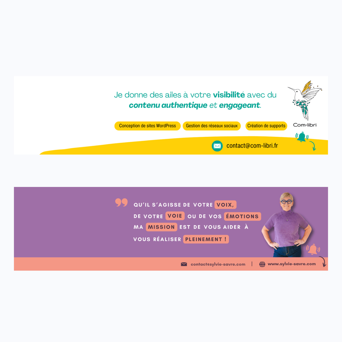 Exemple de bannière LinkedIn