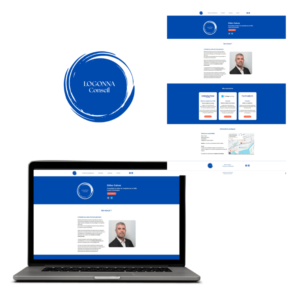 Site internet Logonna Conseil de Gilles Calvez