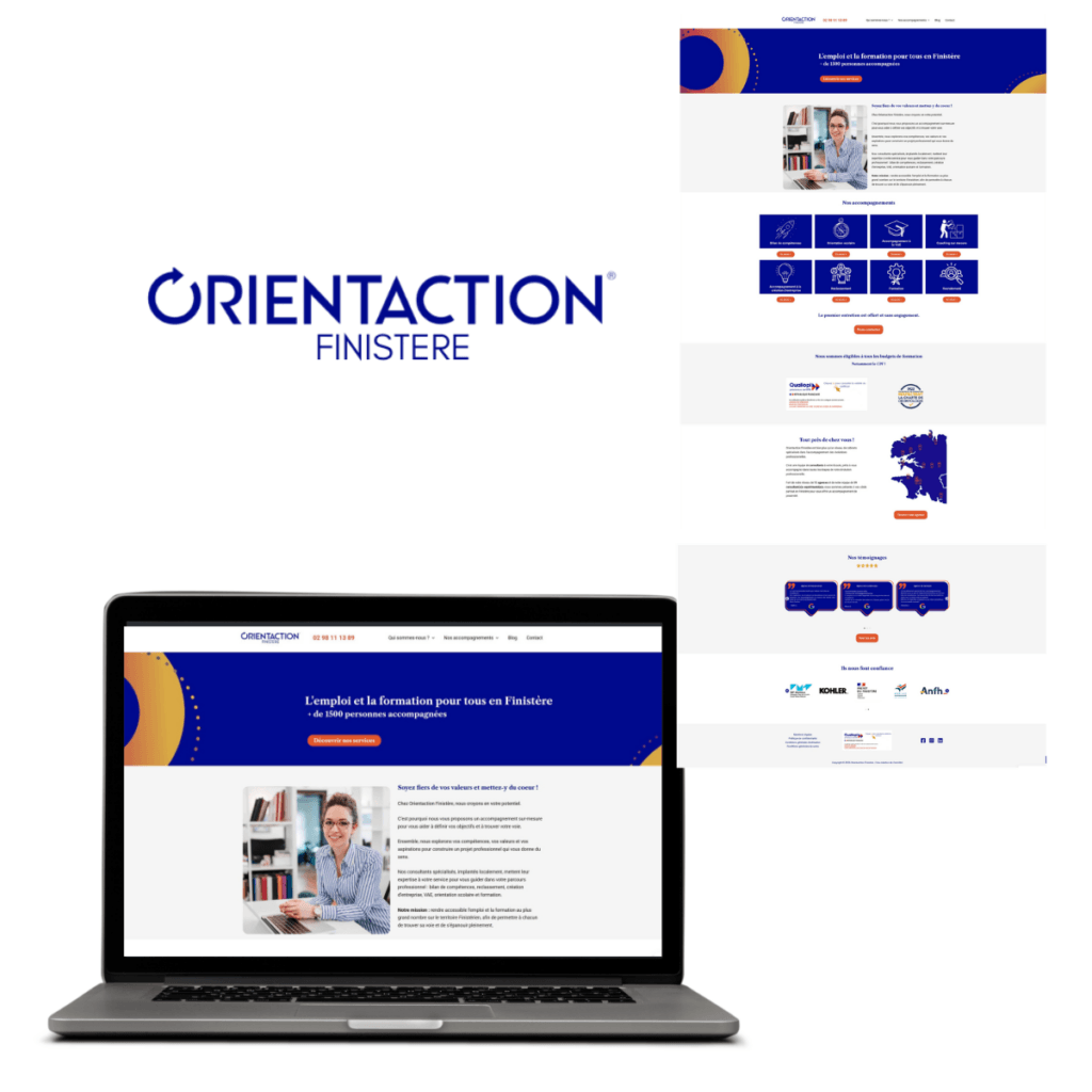 Site internet d'Orientaction Finistère