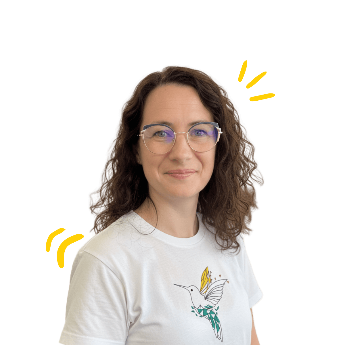 Portrait de la fondatrice de com-libri, Gwénaëlle Billon, experte WordPress à Brest