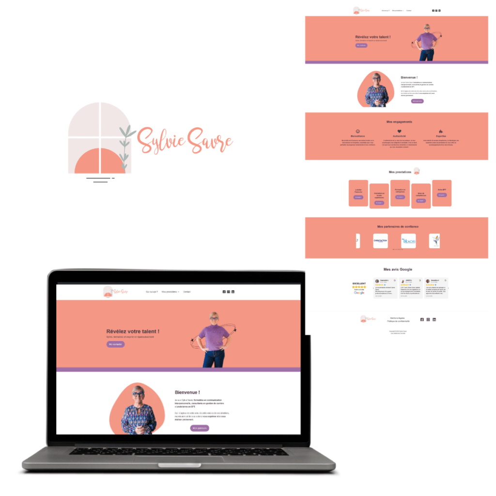 Site internet WordPress de Sylvie Savre