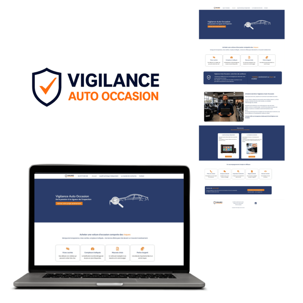 Site internet de Vigilance Auto Occasion