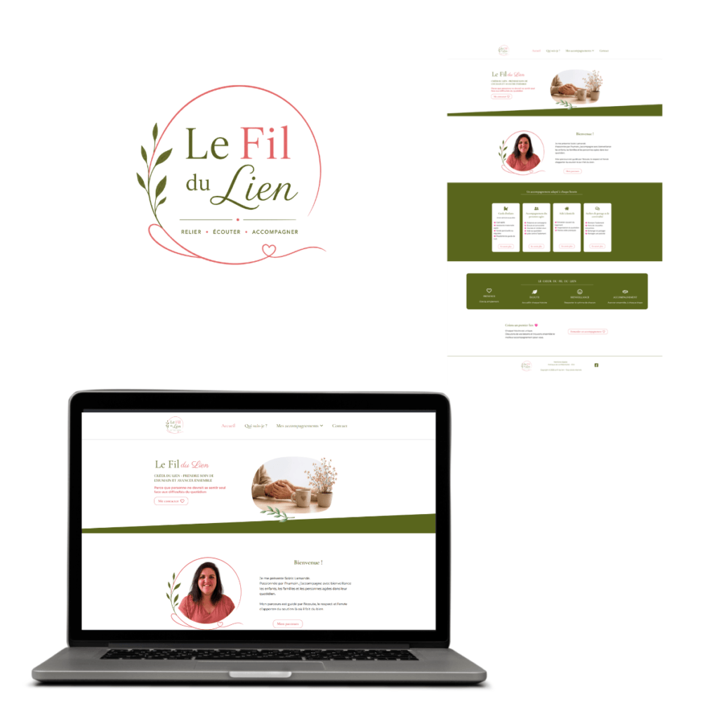 Site internet du Fil du lien